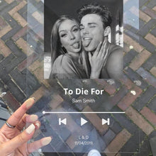Load image into Gallery viewer, Scannable Spotify Song Plaque With Personalized Photo

