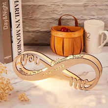 Load image into Gallery viewer, Infinity Love Wooden Nightlight
