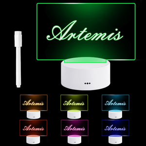 Note Board Creative Led Night Light With Pen Gift