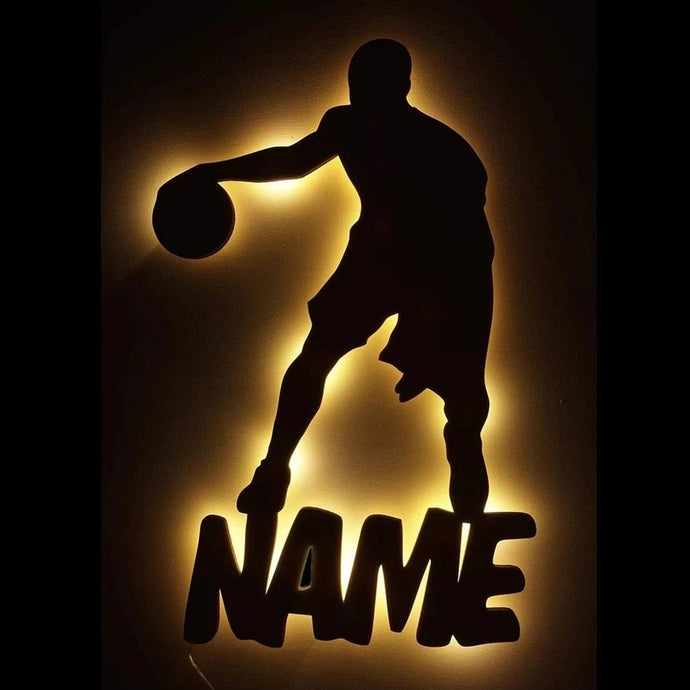 Personalized Sports USB LED Wall Lamp For Boyfriend