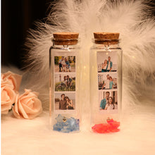 Load image into Gallery viewer, Personalized Mini Photo In A Vials Bottle Jars
