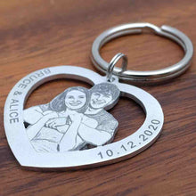 Load image into Gallery viewer, personalized keychain name
