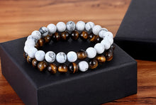 Load image into Gallery viewer, Natural Stone Yoga Beaded Distance Bracelet for Couples
