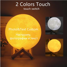 Load image into Gallery viewer, personalized moon lamp
