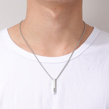 Load image into Gallery viewer, Personalized 4 Sides Engraving Name Men Necklaces
