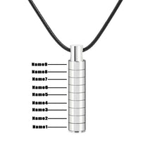 Load image into Gallery viewer, Personalized Family Name Bar Necklace For Men
