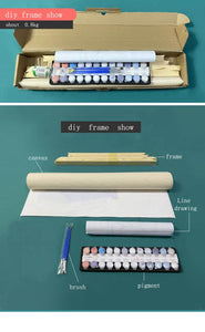 Customized DIY  Painting By Numbers