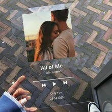 Load image into Gallery viewer, Scannable Spotify Song Plaque With Personalized Photo

