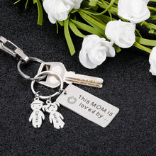 Load image into Gallery viewer, Personalized Keychain Gift for Mother
